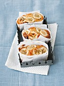 Minikuchen: Schokoladen-Bananenkuchen