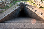 Santa Cristina sacred well in Paulilatino, Oristano, Sardinia, Italy