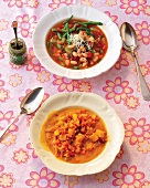 StudentInnenküche, Italia-Gemü seeintopf, Rote-Linsen-Suppe