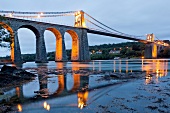 Wales, Menai Bridge, zwischen Insel Anglesey und Wales