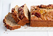 Banana bread with pecan nuts
