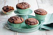 Chocolate muffins with cardamom