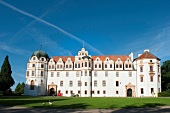 Celle Castle and garden in Celle, Germany