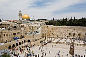 Israel, Jerusalem, Felsendom, Klagemauer, Altstadt, Tempelberg