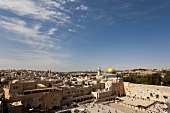 Israel, Jerusalem, Felsendom, Klagemauer, Altstadt, Tempelberg