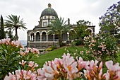 View of Dome in Mount of Beatitudes, Israel