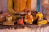 Broken statue of Buddha in Kumarakanda Vihara Temple, Dodanduwa, Hikkaduwa, Sri Lanka