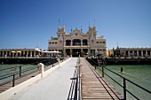 Kurhaus in Mondello Stadt auf Sizilien Italien