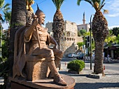 Sculpture of Seljuk in Cesme, Turkey