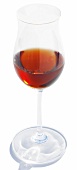 Armagnac in einem Cognacglas, französischer Weinbrand