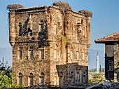 View of castle in Esenkoy, Aegean, Turkey
