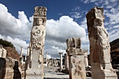 Türkei, Türkische Ägäis, Antike, Ephesus, Ruine, Säulen