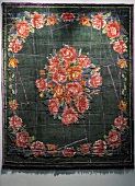 Teppich mit Blumenmuster 