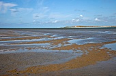 View of clouds and sky over Fano beach, Denmark