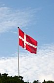 Dänemark, Fanö, Himmel, Flagge 