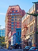 View of Gastown in Vancouver, British Columbia, Canada