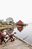 View of Peggy's Cove Fishing Village, Nova Scotia, Canada