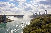 View of Niagara falls from the Rainbow Bridge, Canada