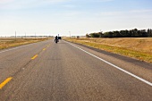 View of ranch on highway 35 North, Saskatchewan, Canada