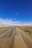 View of highway 42 East, Saskatchewan, Canada