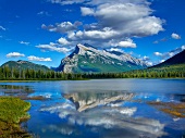 Kanada, Alberta, Banff National Park Vermilion Lakes, Mount Rundle