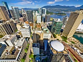Kanada, British Columbia, Vancouver, Blick vom Harbour Center