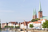 Lübeck, Schleswig Holstein, St. Petri, St. Marien, an der Obertrave