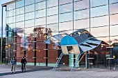 Facade of Faculty of Engineering in Freiburg, Germany