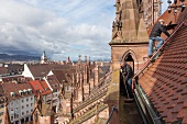 View of Freiburger Munster, Freiburg, Germany