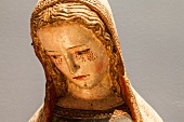 Close-up of St Mary, Augustiner museum, Freiburg, Germany
