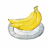 Illustration, Bananen, Vitamin B 6 