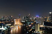 Thailand: Bangkok, Blick auf den Chao Phraya Fluss