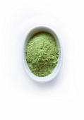 Matcha-Latte-Pulver, grüner Tee, Teepulver, grün