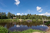 Lettland, Gauja, Fähre