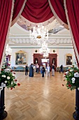 Lettland, Riga, Festsaal des Schwarzhäupterhauses, 