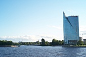 Lettland, Riga, Bootsfahrt auf der Daugava Richtung