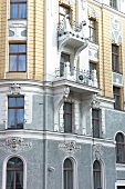 Lettland, Riga, Jugendstil, Haus, Fassade