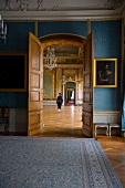 Lettland, Riga, Schloss Rundale, Blick in den Goldenen Saal.