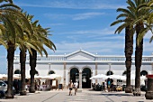 Portugal, Algarve, Ehemalige Markthalle in Tavira