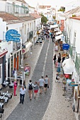 Portugal, Algarve, Lagos, Blick auf die Rua 25 de Abril