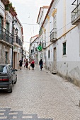 Portugal, Algarve, Altstadtgassen in Alcacer do Sal