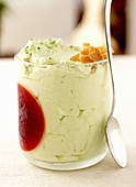 Matcha tea parfait