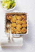 Allgäu herb pasta rolls