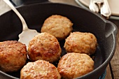 Chicken and pork burgers