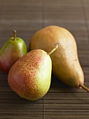 Three different pears