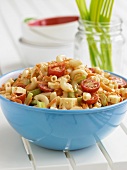Bowl of Pasta Salad for Summer Picnic