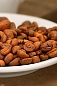 Coffee beans in bowl