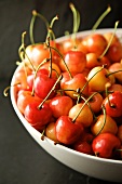 A bowl of cherries