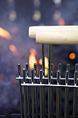A grill (close-up)