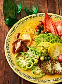 Heirloom tomato salad